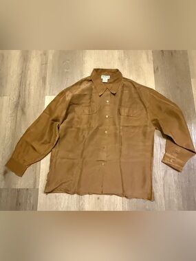 Vintage 80s deadstock silk shirt